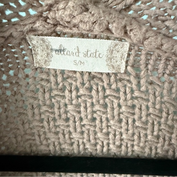 Altar’d State Cozy Tan Cable Knit Sweater Size S/M - Picture 5 of 8